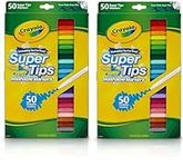 Crayola Super Tips Markers, Washabl