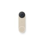Google Nest Doorbell (Wired, 3rd gen)- 2K Video and Gemini - Linen
