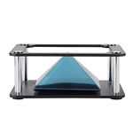 De,Handy Hologramm,Hologram Projector,Hologram Triangle,Hologram Pyramid,Proyector Holograma 3D 3D Holographic Display Stands Projector 3.5-6Inch Mobile Smartphone Hologram Bracket (Cylindrical)