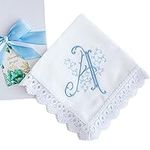 Monogrammed Handkerchiefs for Bride