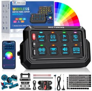 MICTUNING P1s-AC-APP Wireless 8 Gang Switch Panel App Control 262FT Range