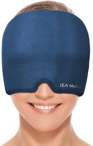 IEA Medical Máscara de migraña, máscara refrescante para migrañas, antifaz para dormir, gorro para migrañas, máscara para dolores de cabeza, gorra de alivio de migraña, gorra de alivio de headache