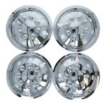 Carpoint 2210205 Wheel Cover Set 14 Chrome Cone-Shaped - Car Wheel Trims (Set of 4)