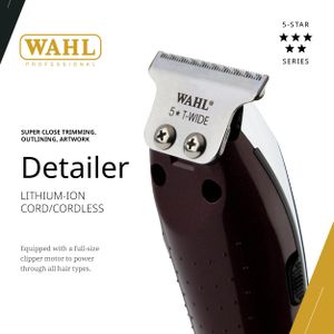 WAHL Cordless Detailer Li Trimmer – Professional Hair Clipper