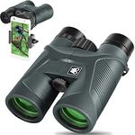 Sarblue 10x42 Binoculars for Adults with Smartphone Adapter, BAK4 Prism and FMC Lens, HD Professional Binoculars for Bird Watching Travel Stargazing Hunting Wildlife Watching Outdoor Concerts Sports