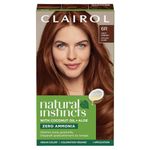 Clairol Natural Instincts Demi-Permanent Hair Dye, 6R Light Auburn Hair Color, 1 Count