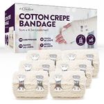 Cotton Crepe Bandages 5cm x 4.5m - Box of 6