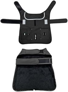 Joyride Harness FrostFlex Dog Winter Jacket - Fleece Lined & Water-Resistant - Snowsuit with Pockets for Treats & Poop Bags - Durable Cold Weather Dog Coat - Black Onyx-M