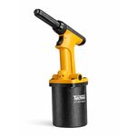 Heavy-Duty Air Hydraulic Rivet Gun, Pneumatic Pop Riveter Machine with Spare kit (included) for 2.4mm, 3.2mm, 4mm & 4.8mm Rivets, Fast-Action Riveting Tool for Industrial Applications