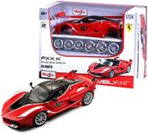 Maisto 1: 24 Assembly Line Ferrari FXX-K Red, Colors May Vary