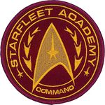 Ata-Boy Star Trek Starfleet Academy Command 3" Full Color Iron-On Patch