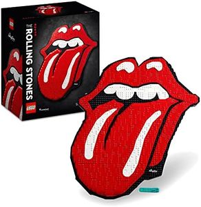 LEGO® Art The Rolling Stones 31206 Building Kit; Wall Art Memorabilia for Rock Music Fans and Adults