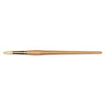 Raphael D'Artigny 358 Interlocked White Bristle Brush, Round, 18
