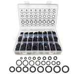 Boatsea 740pcs Rubber O Ring Assortment Kits 24 Sizes Sealing Gasket Washer Made of Nitrile Rubber for Car Auto Vehicle Repair, Professional Plumbing, Air or Gas Connections, Black