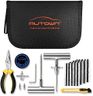 AUTOWN Flat Tire Repair Kit with Plugs 31 Pcs for Car, Motorcycle, ATV, Jeep, Truck, Tractor Flat Tire Puncture Repair