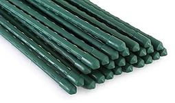 G&B 25 Pack Garden Stakes 11MM Plant Stakes Sturdy Plant Support 150cm Long (150)