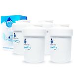 4-Pack Replacement MWF Refrigerator Water Filter for GE, General Electric - Compatible with GE GSL25JFPABS, Hotpoint HSS25GFPJWW, GE MWF, Hotpoint HSS25GFPHWW, Hotpoint HSS25GFPAWW