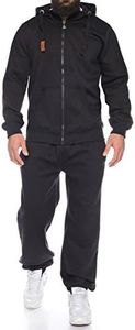 FINCHMAN 90I5 Finchsuit 1 Herren Jogging Anzug Trainingsanzug Black XXL