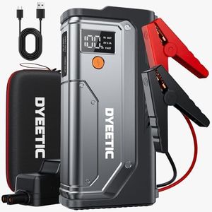 6000A Car Jump Starter, 26800mAh Car Battery Jump Starter for All Gas/12.0L Diesel Portable Car Jump Starters Power Bank with LED Flashlight 12V Jump Pack