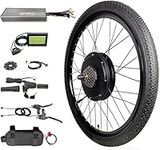 DREAMyun 48V 1500W Electric Bike Conversion Kit, 26" 27.5" 29" Front Rear Wheel Electric Bicycle Motor Conversion Kit E-Bike Cycling Hub,Rear 29"