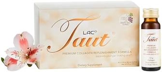 Taut Premium Collagen Advanced Formula Supplement Drink - 13,000mg Marine Collagen Peptides + Grape Seed Extract. Clinically Tested. Dermatologist Tested.