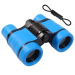 Lunriwis Kids Binoculars Binoculars HD High Power Telescope, 4x30 Large Field of View Kids Binoculars Toys for Boys and Girls 3-12 Years Outdoor Toys Gifts