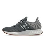 New Balance Men's Fresh Foam Roav V1 Running Shoe, Lead/Light Aluminum, 11 M