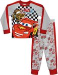 Disney Cars Boys Lightning McQueen Pyjamas Speed Run, Multicoloured, 2-3 Years