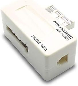 Metronic Filtre ADSL Blanc 483603