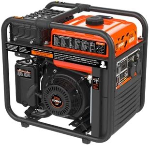 GENERGY Generador de energía inversor de gasolina con 4600 W máx. 4200 W de corriente limpia, silencioso y ligero, con depósito de 39 kg, 10 L, generador de corriente de emergencia, generador FEROE