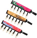 TamBee Travel Hanger Clips, Cruise Ship Essentials Portable Folding Clothes Hanger Clips Towel Drying Rack Sock Dock Swimsuit Drying Rack Hanger with 6 Clips Pack of 3 (Animals)