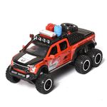 Braintastic F150 Raptor Diecast Spray Metal Model Pickup Car Truck Toys With Doors Open Sound And Light For Kids Age 3+ Year,Blue