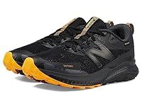 New Balance Men's DynaSoft Nitrel V5 GTX Trail Running Shoe, Black/Vibrant Apricot, 12 X-Wide US