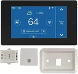 MOES Smart Programmable Thermostat for Home with Zone Remote Sensor and C-Wire Adapter, Tuya/Smart Life Remote Control Work with Alexa and Google Assistant, 7 Day Programmable, C-Wire Optional, 24VAC