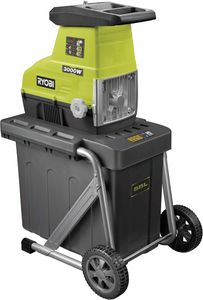 Ryobi 3000W Impact Garden Shredder – Powerful Electric Mulcher