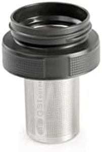 GSI Outdoors H2JO Stainless Steel Brew & Steeping Filter I Wide-Mouth Bottle Twist-On Travel Filter for Brewing Coffee & Tea