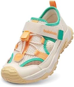 Balabala Boys Sport Sandal Kids Water Sandals Non-slip Lightweight Outdoor Hiking Closed-Toe Summer Shoes (Toddler/Little Kid/Big Kid)