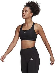 adidas Performance Powerreact Training Medium-Support Sports Bra, Black, M (DD)