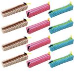 LUCID...We Build Relations Leather Look Pencil Pouch Empty Zipper Multi Colors Stationary Birthday Return Gifts for Kids, Children Girls/Boys - (Pack of 20 with Complimentary Gift Wrap)