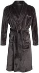 Eddie Bauer Plush Robe for Men, Soft Fleece Spa Bath Robe with Belt