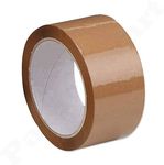 CRAE Brown Packaging Cello Tape For Office, Home and E-Commerce Packing | 100M | Pack of 1