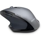 Verbatim Wireless Desktop 8-Button Deluxe Mouse - Ergonomic, Blue LED, Portable Mouse for Mac and Windows – Black