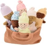 Basket of Babies Creative Minds Plush Dolls, Soft Baby Dolls Set, 6 Piece Set for All Ages