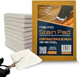 MāKRS Stain Pad: Cut-to-Size Wood Stain applicator pad for Woodworking. Microfiber Cloth Over Foam core. (10 Pads = 60-80 applicators) Streak, Snag, & Lint Free Use with Wipe on Poly, Gel Stain