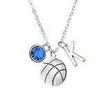 Personalized Basketball Necklace wi
