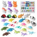 Mr. Pen- Eraser, Pack of 30, Animal Erasers, Pencil Erasers, Erasers for Kids, School Supplies, Eraser Pencil for Students, Cute Erasers, Fun Eraser, Eraser for School, Prizes for Kids Classroom, Gift