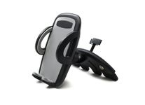 System-S Car Universal CD Slot Mount Holder, Mount (Approximately 70 mm - 95 mm), for Mobile Phones, Smartphones, SAT NAV, GPS