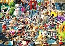Ravensburger The Dog Walker 500 Piece Large Format Jigsaw Puzzle - 17572 - Every Piece is Unique, Softclick Technology Means Pieces Fit Together Perfectly 27 x 20