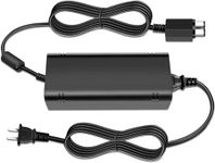 Upgraded Slim Power Supply for Xbox 360S/ Slim (Only fit 360 S) Power Supply Brick, AC Adapter with Power Cord for Xbox 360 Slim, US Plug 100V-240V(Black)