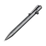 SMOOTHERPRO Premium Bolt Action Pen Compatible with Pentel Refill Durable Stainless Steel Clip Weight Balanced for EDC Signature Office School Business Color Gray (PTC051)